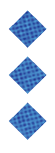 A black and white image of a circle with a blue dot in the center. Description generated by AI