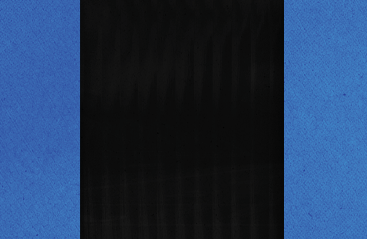 A blue and black striped object with a blue square on it. Description generated by AI