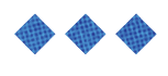 A black and white image of a circle with a blue dot in the center. Description generated by AI