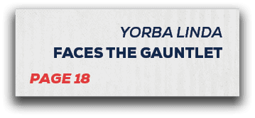 page 18,yorba linda faces the gauntle