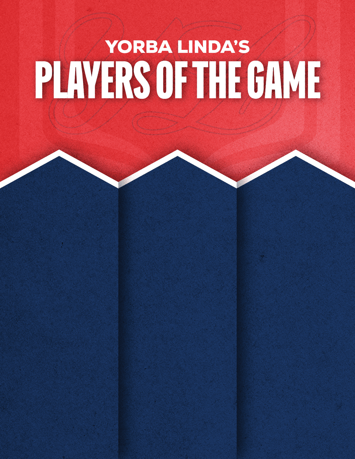 A red and black poster with the words “Sun Prairie East's Players of the Game" written on it. Description generated by AI