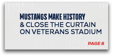 Mustangs Make History & Close the Curtain on Veterans Stadium,page 