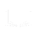 Two stylized hands facing each other with fingers slightly curved inward, depicted in a minimalist black and white line art style. Description generated by AI