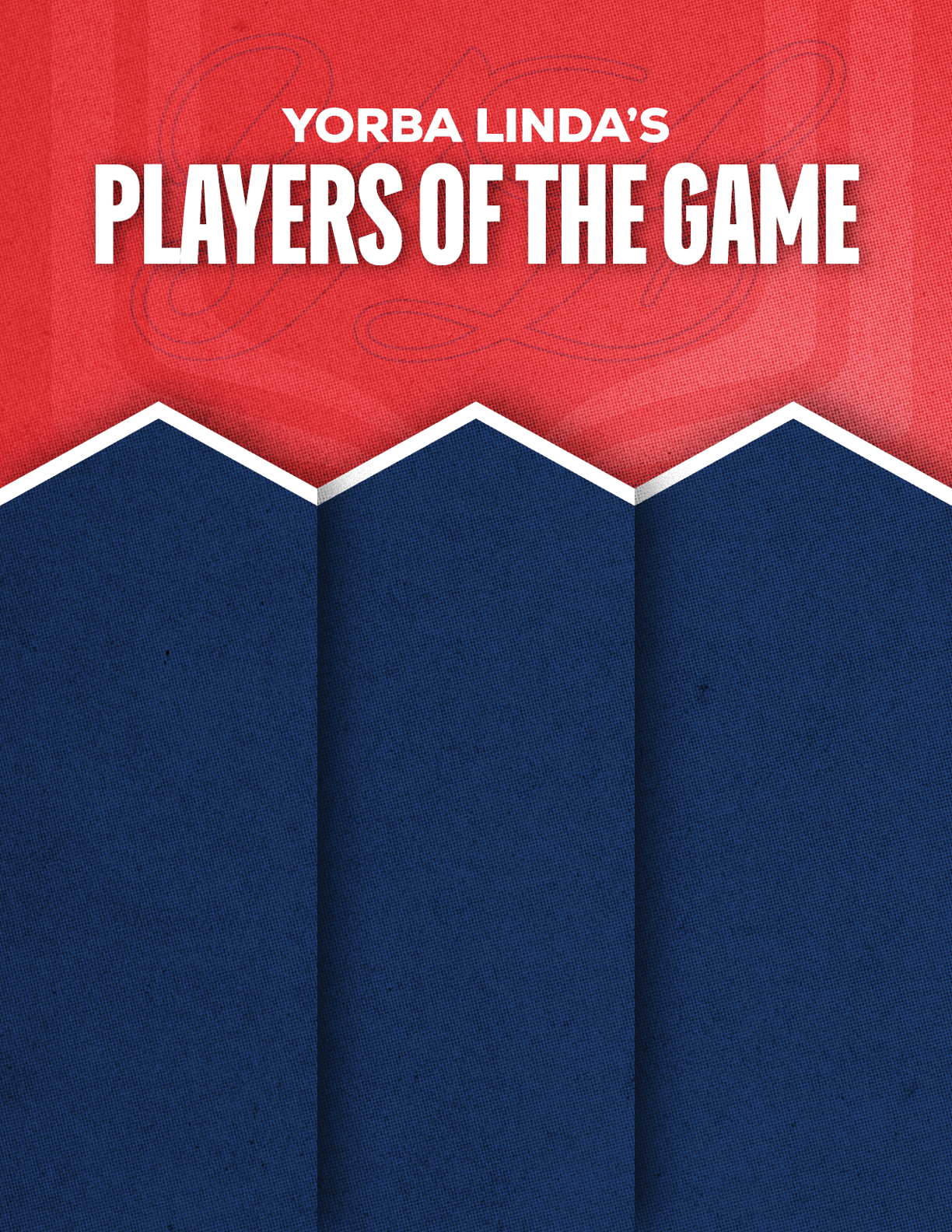 A red and black poster with the words “Sun Prairie East's Players of the Game" written on it. Description generated by AI