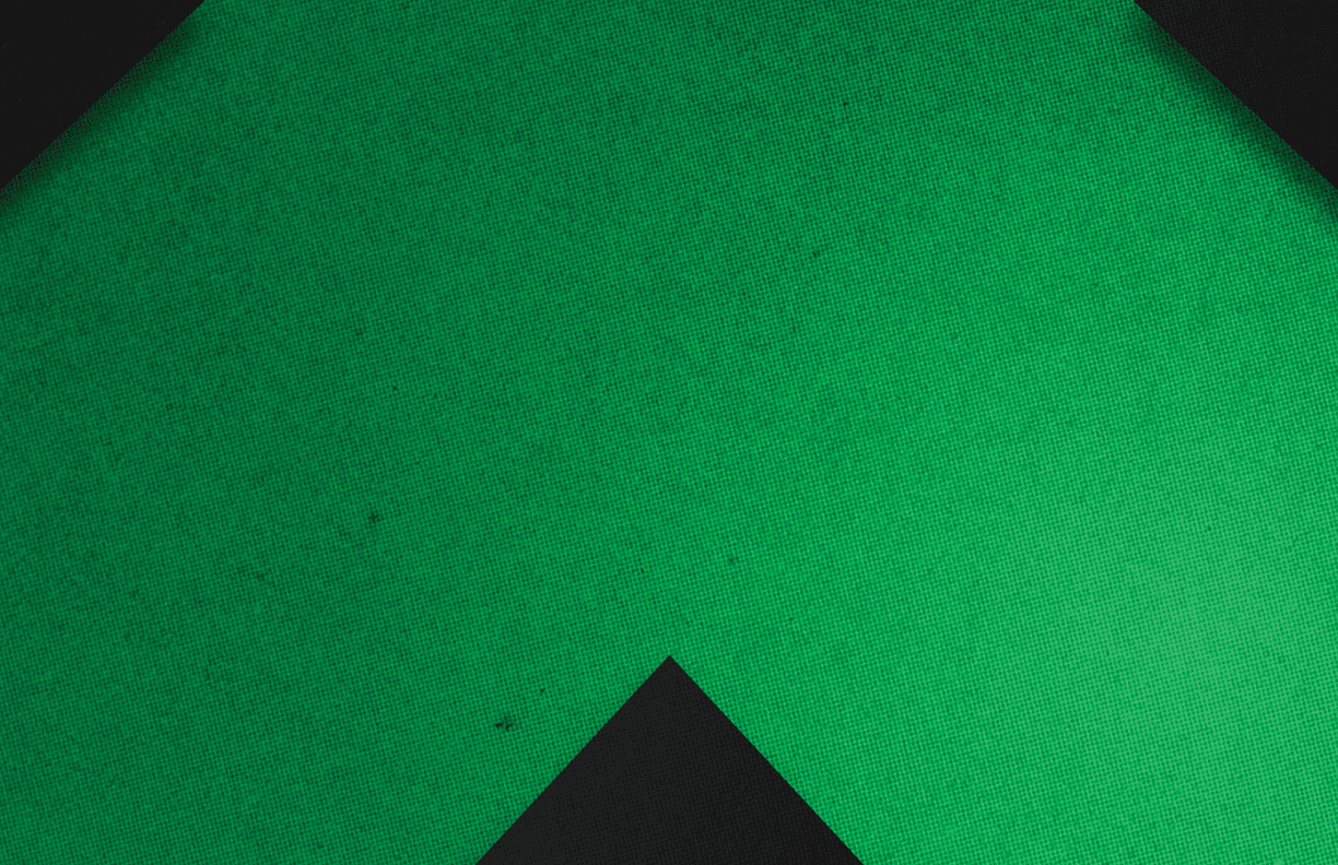 A blue and red triangular shape. Description generated by AI