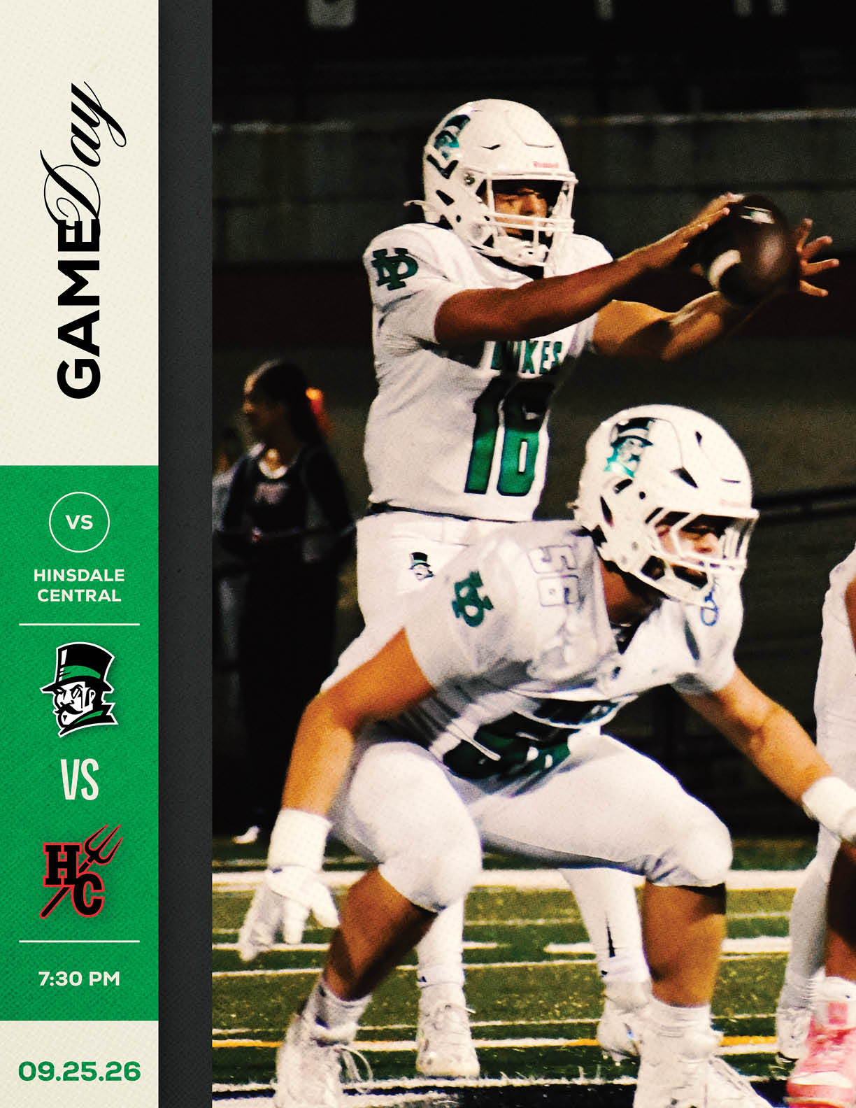 A football player wearing a green jersey with the number 12 on it. Description generated by AI