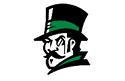 A green and gold eagle with the letters M and M on its chest. Description generated by AI
