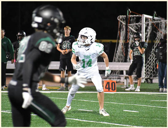 A football player is kicking a football on a field. Description generated by AI