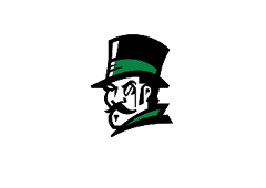 A man wearing a green hat and a black suit. Description generated by AI