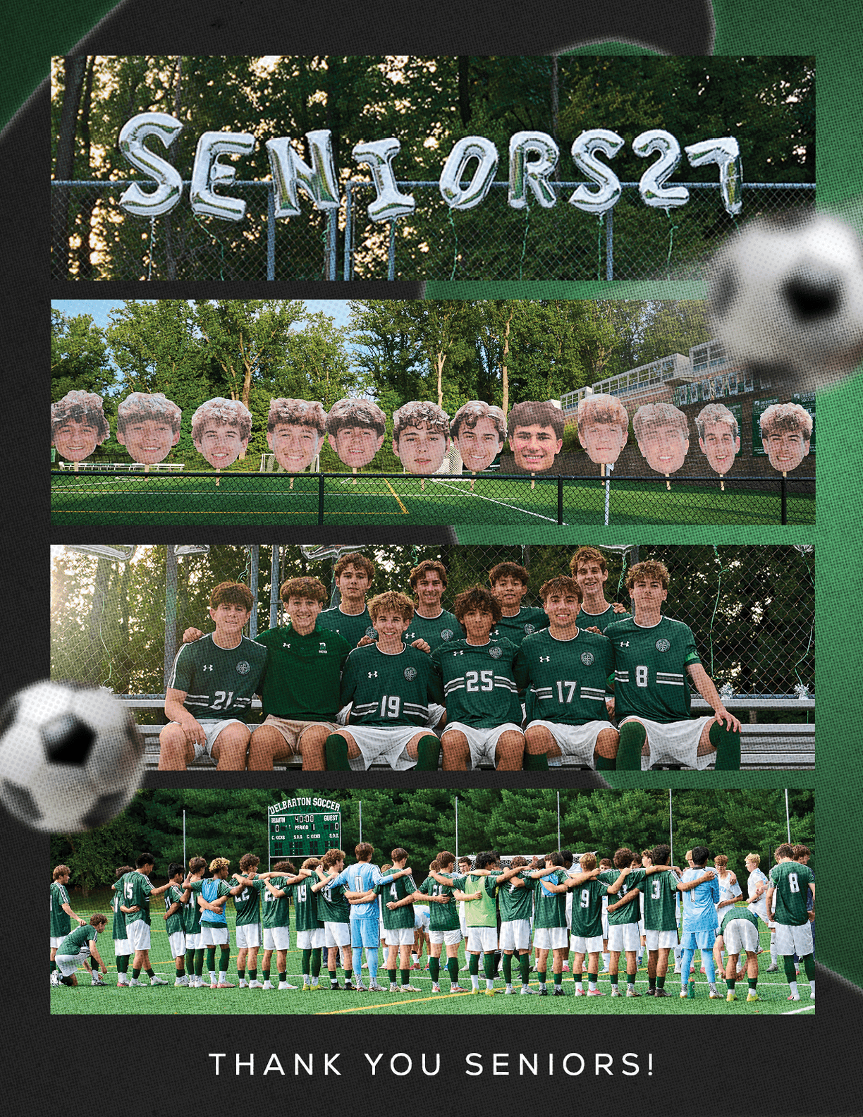 A poster for Mountain Vista's Players of the Game. Description generated by AI