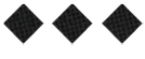 A black and white image of a circle with a light shining through it. Description generated by AI