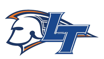 A blue and red logo of a lion. Description generated by AI