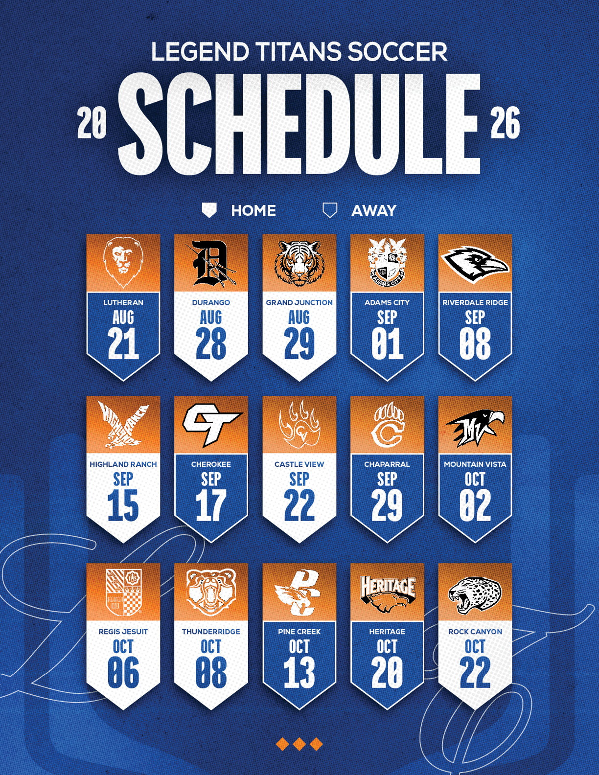 A football schedule for the 2014 season. Description generated by AI