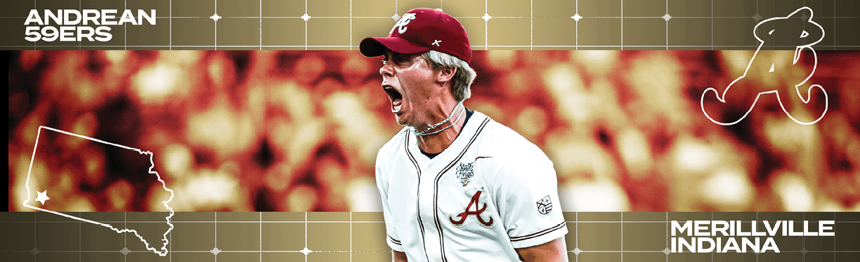 A baseball player wearing a red hat and white uniform is shown yelling. AI generated content