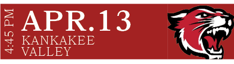 KANKAKEE VALLEY,APR.13,4:45 P