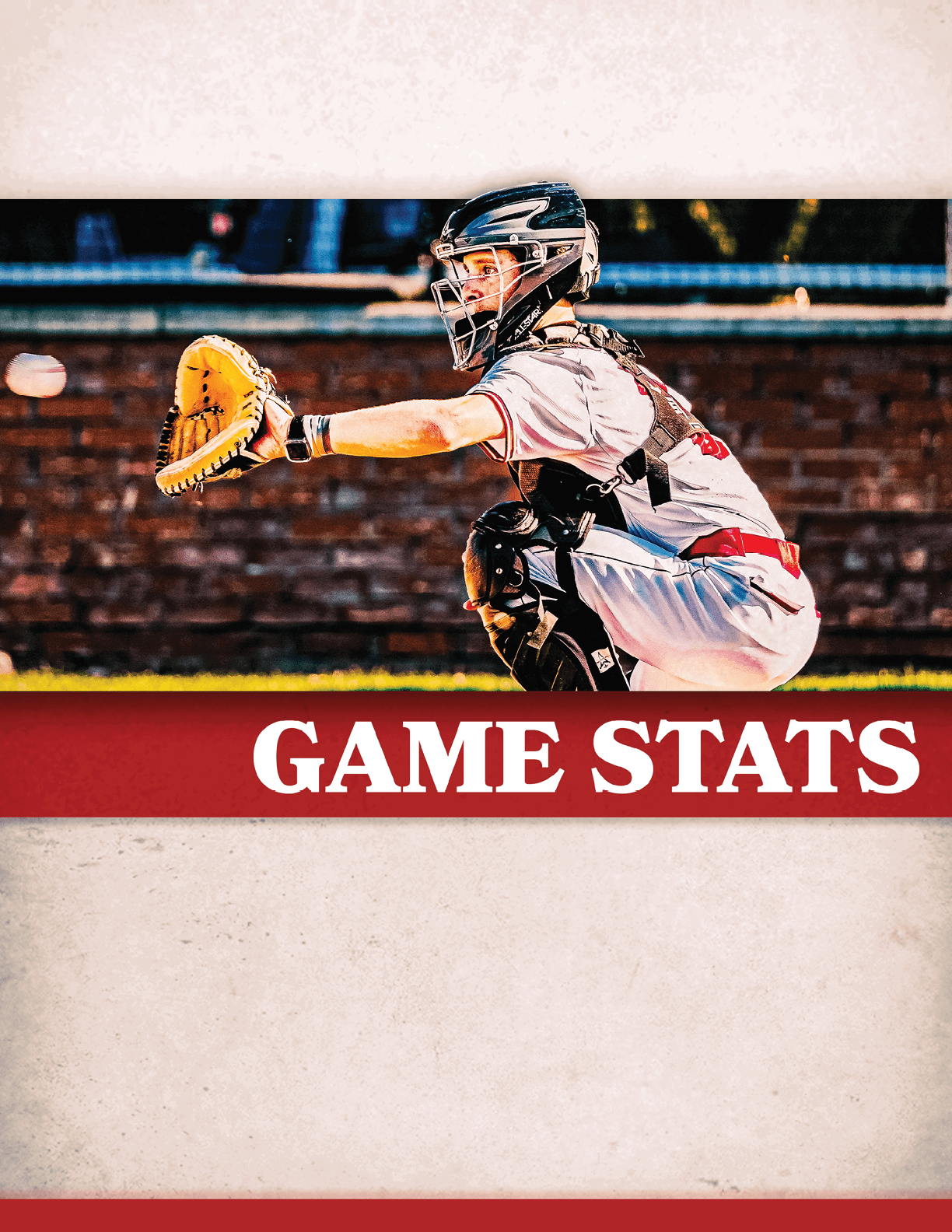 A baseball player in a catcher's position, wearing a helmet and holding a baseball glove. AI generated content