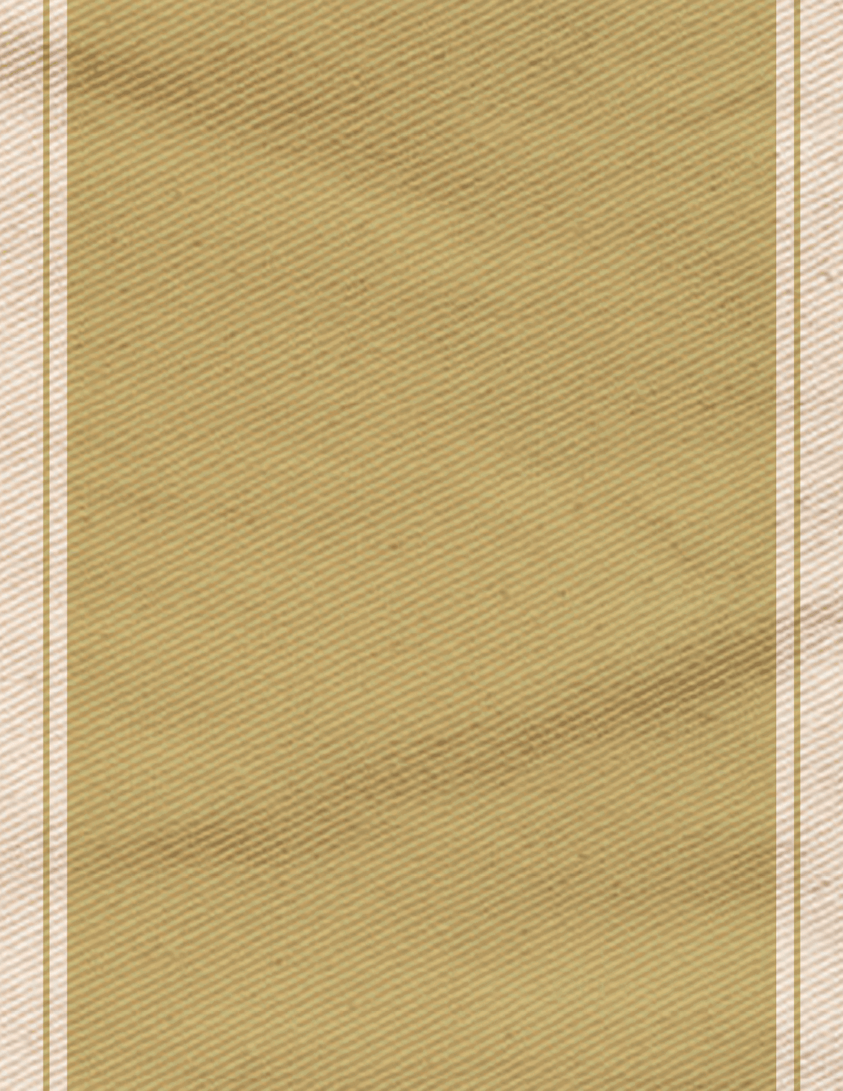 A tan cloth with a white stripe down the center. AI generated content