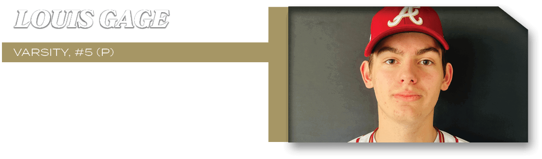 varsity, #5 (P),Hits: 4 runs: 3 Pitching so: 3,louis gag
