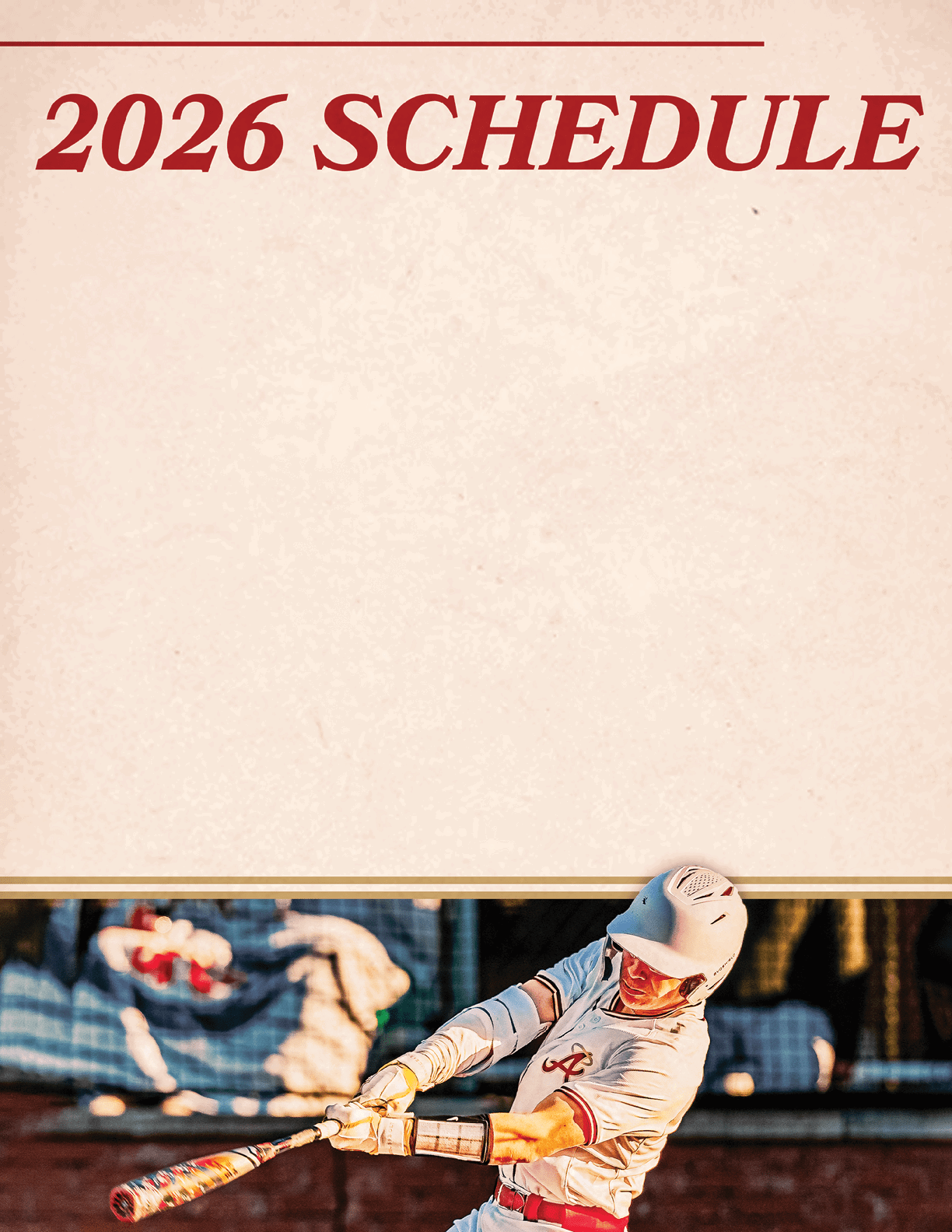 A baseball player swinging a bat. Description generated by AI
