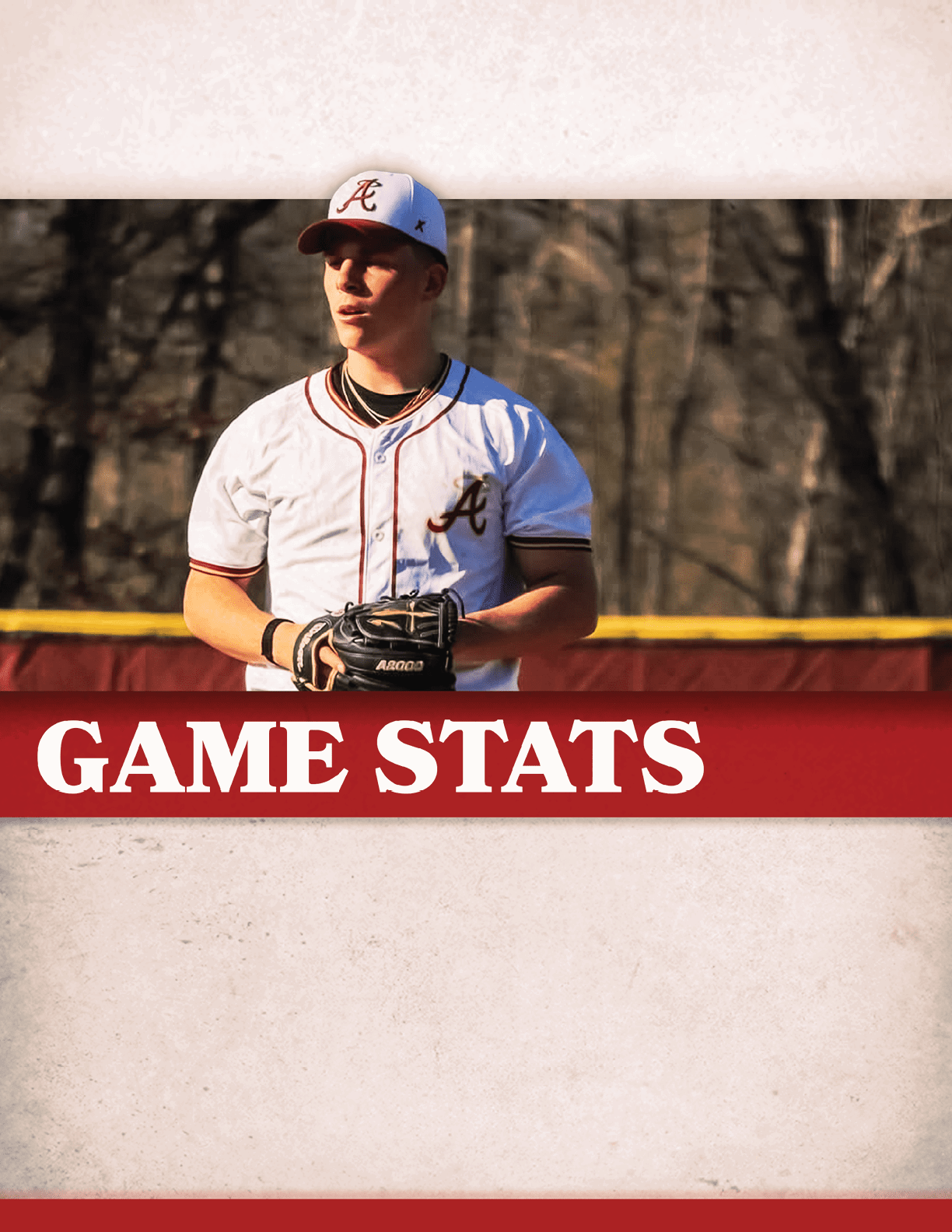 A baseball player wearing a white uniform and a red cap. AI generated content