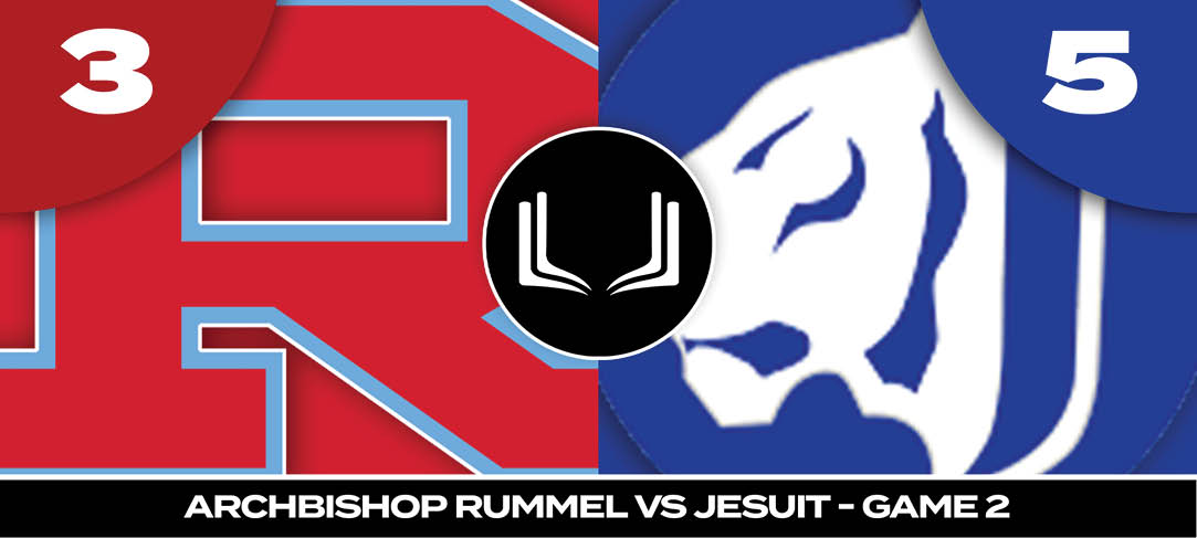 A red and blue tiger mascot logo is shown on a red background. AI generated content