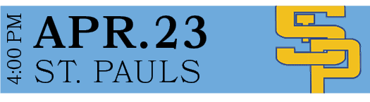 ST. PAULS,APR.23,4:00 P
