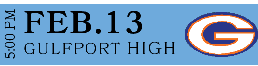 GULFPORT HIGH,FEB.13,5:00 P