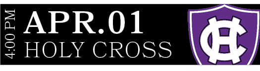 HOLY CROSS,APR.01,4:00 P