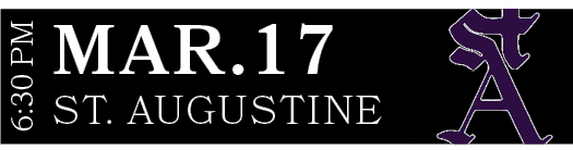 ST. AUGUSTINE,MAR.17,6:30 P
