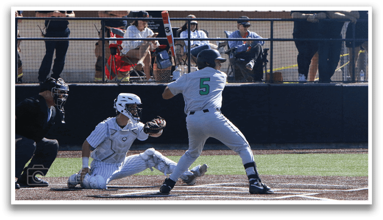 A baseball player is swinging a bat at a ball during a game. AI generated content