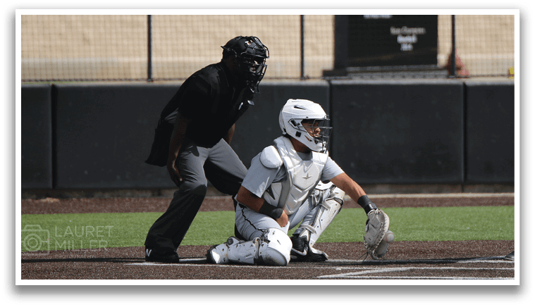 A baseball player is swinging a bat, while a catcher and an umpire watch. AI generated content