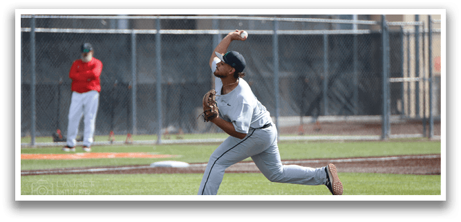 A baseball player in a grey uniform is pitching a ball. AI generated content