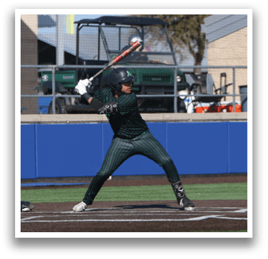 A baseball player is swinging a bat at a ball during a game. AI generated content