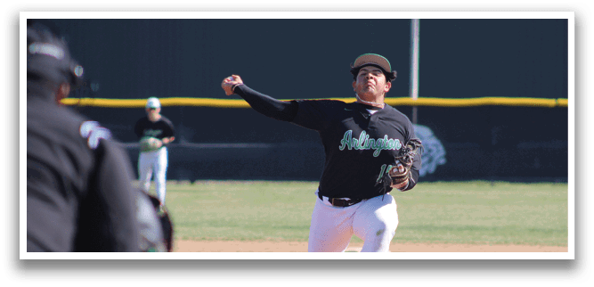 A baseball player in a black shirt and white pants is pitching a ball on a field. AI generated content