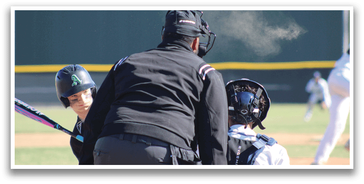 A baseball player is getting ready to hit the ball. AI generated content