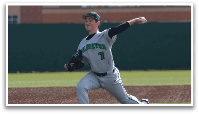 A baseball player in a grey uniform is pitching a ball on a field. AI generated content