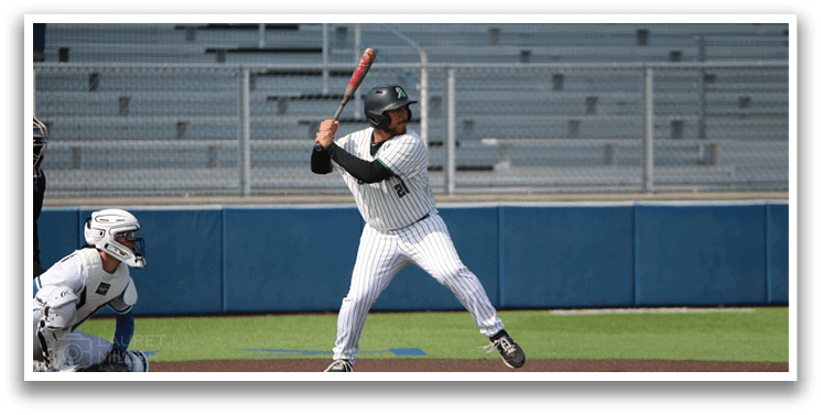 A baseball player is swinging a bat at a ball. AI generated content