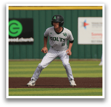 Two baseball players are on the field, one wearing a green shirt and the other wearing a blue shirt. They are both holding baseball gloves, ready to catch the ball. AI generated content