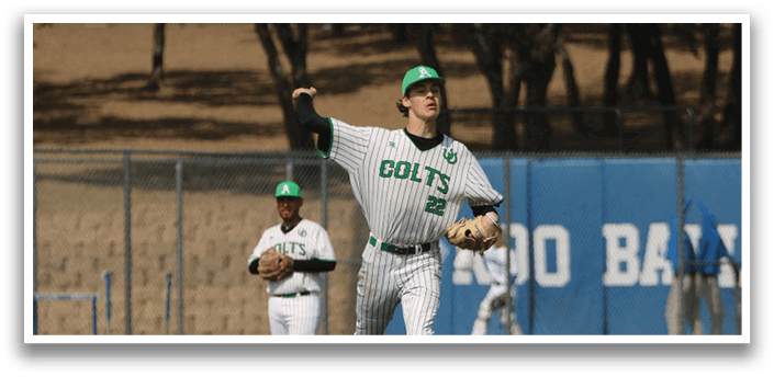 A baseball player in a green hat and white uniform is throwing a pitch. AI generated content