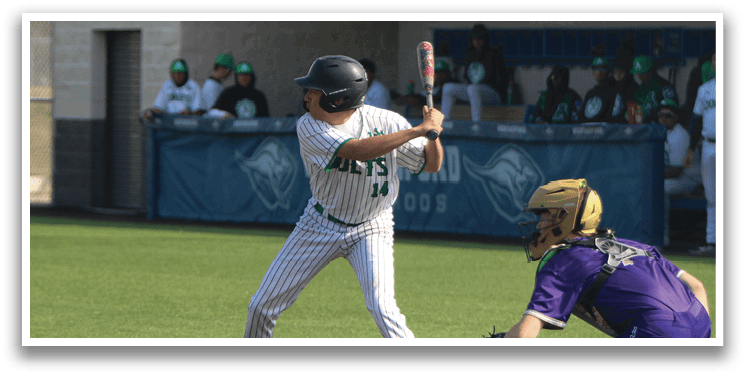 A baseball player is swinging a bat on a field, with a catcher and an umpire behind him. AI generated content