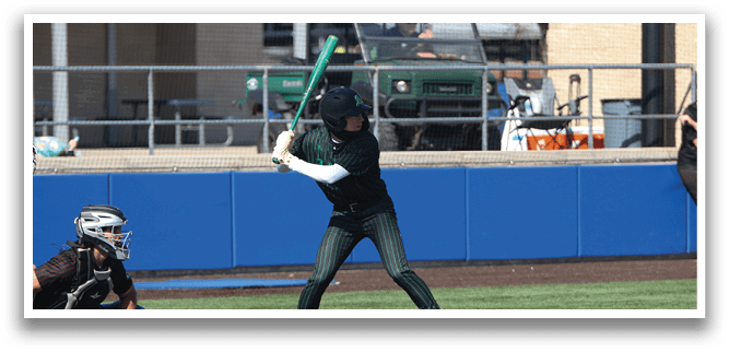 A baseball player is swinging a bat at a ball. AI generated content