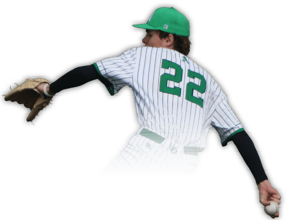 A baseball player in a white uniform is in the process of throwing a ball. AI generated content