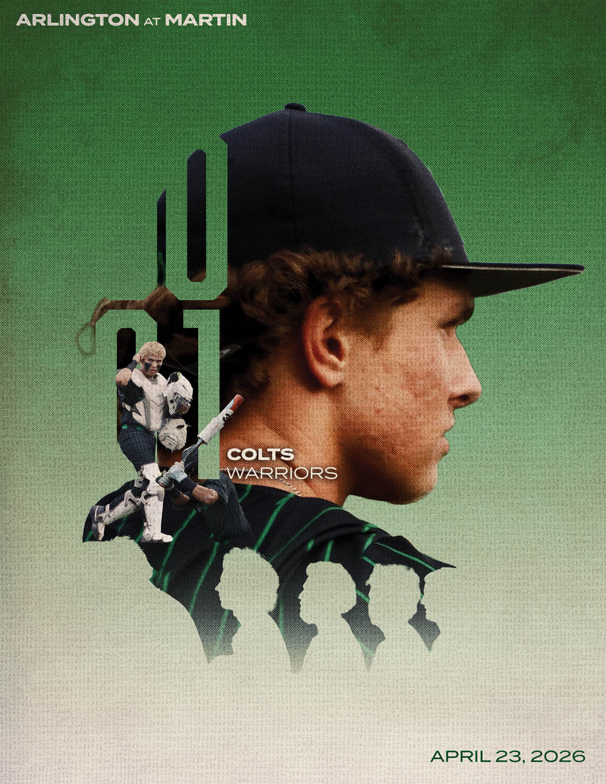 A poster for the Colts Warriors. Description generated by AI