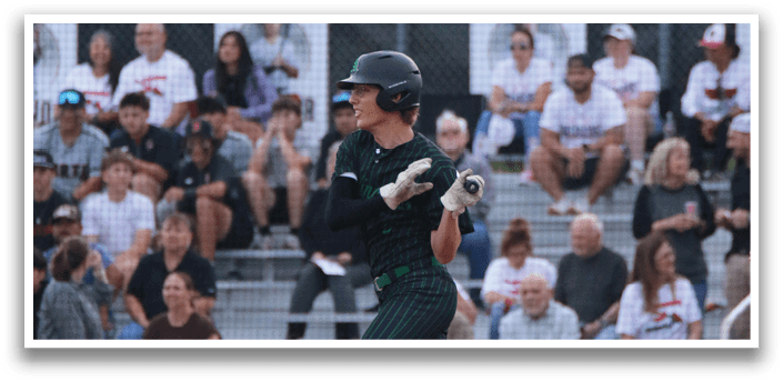 A baseball player running to first base. Description generated by AI