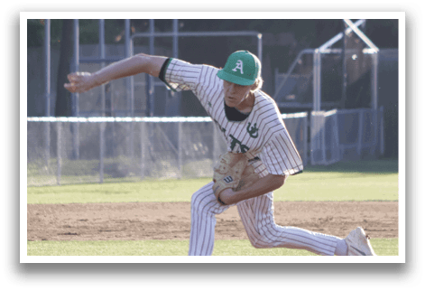 A baseball player is running on the field. Description generated by AI