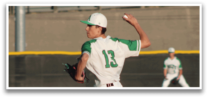 A baseball player in a white uniform is pitching a ball on a field. AI generated content