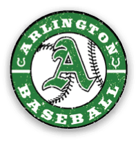 A baseball logo with the word “Arlington" on it. AI generated content