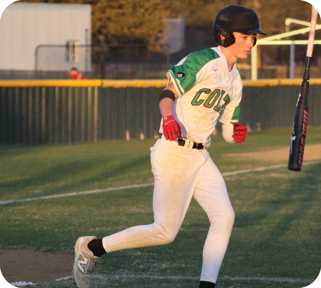 A boy in a white uniform is running on a baseball field. AI generated content