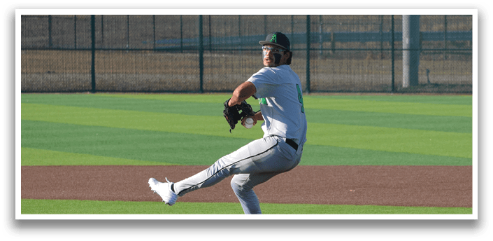 A baseball player is on the mound, throwing a pitch. AI generated content