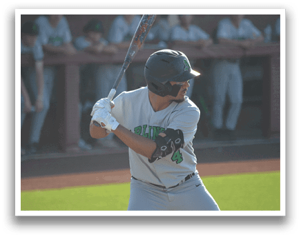 A baseball player is swinging a bat, preparing to hit the ball. AI generated content